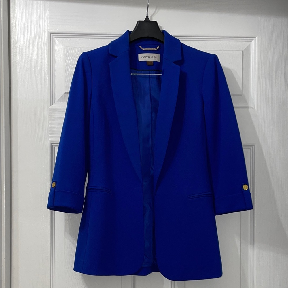 Calvin Klein Women's Royal Blue Blazer